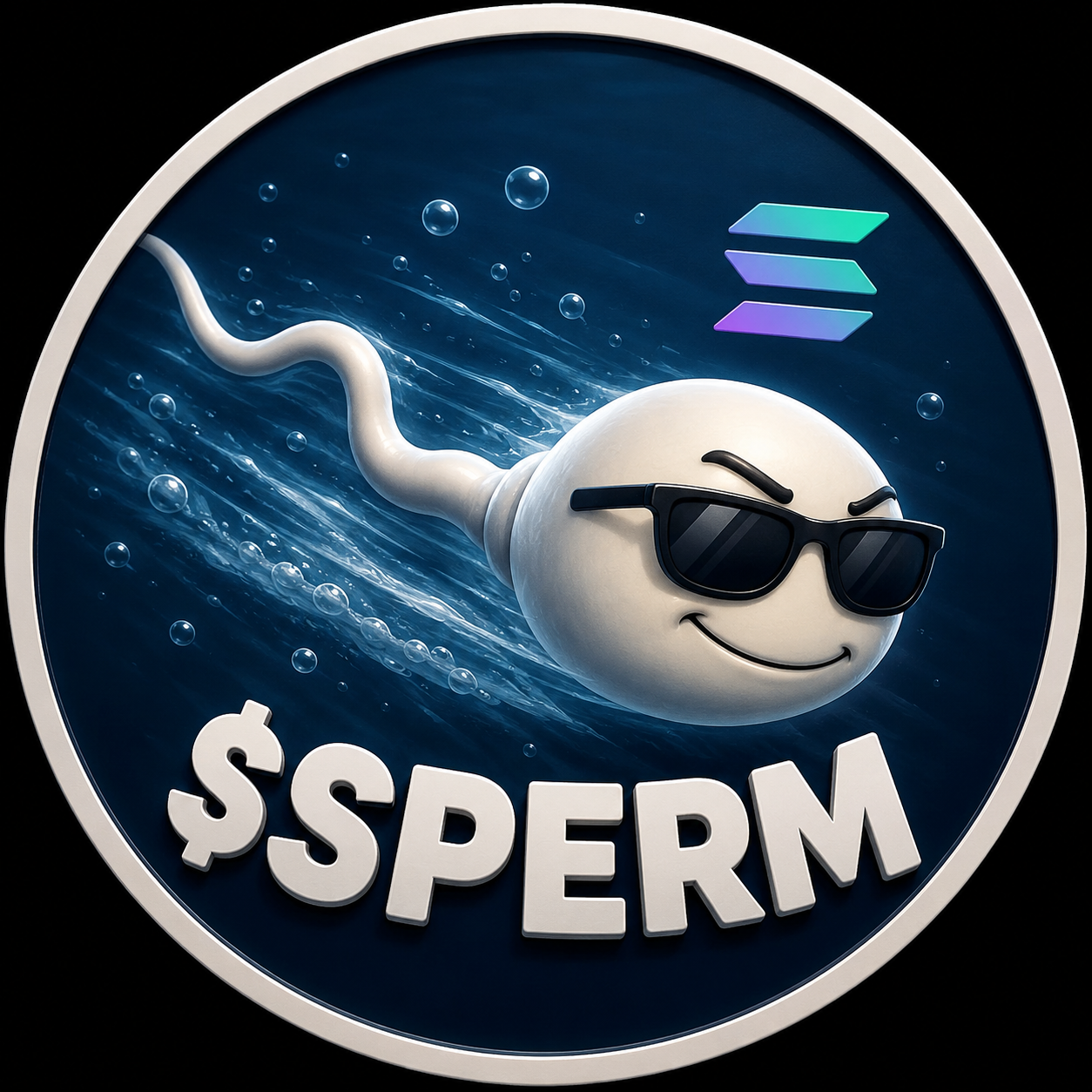 $SPERM meme coin mascot
